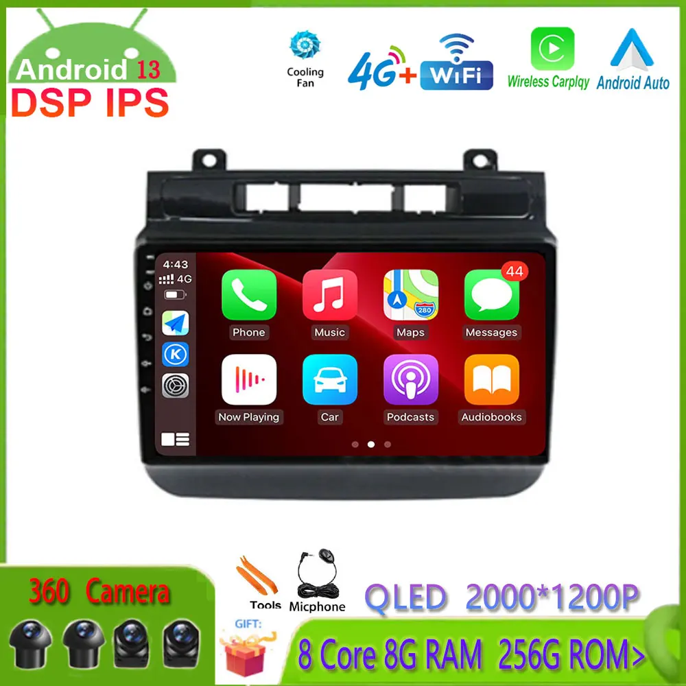 

For Volkswagen Touareg FL NF 2010 - 2018 Android 13 Head Unit HU 4G in Dash Car Radio Multimedia Video Player Navigation GPS