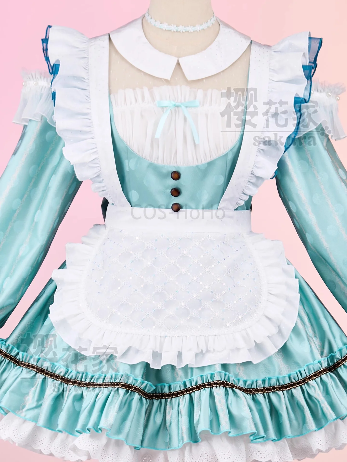 Фото Новинка 2026: Костюм для косплея Love Live! AiScReam (Вакана, Шики/Куроусава Руби/Уэхара Аюму) — версия с голосовым актером, певческий костюм, очаровательное платье №5