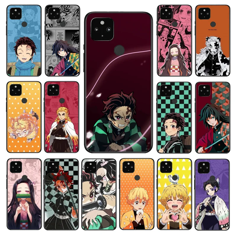

Anime Demon Slayer Kimetsu Kamado Phone Case for Google Pixel 7 Pro 7 6A 6 Pro 5A 4A 3A Pixel 4 XL Pixel 5 6 4 3 XL 3A XL 2 XL