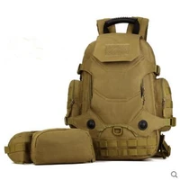 outdoor sports hiking waterproof nylon bag rucksack molle tactical military army gear backpacks with waist double shoulder bags