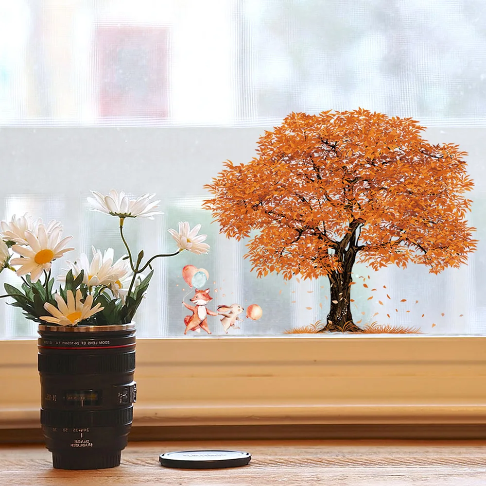 

Big Tree Animals Balloon cartoon wall sticker Tree Wall Decals Room Decoration Vinyl Stickers PVC Home Decor Wall Stickers