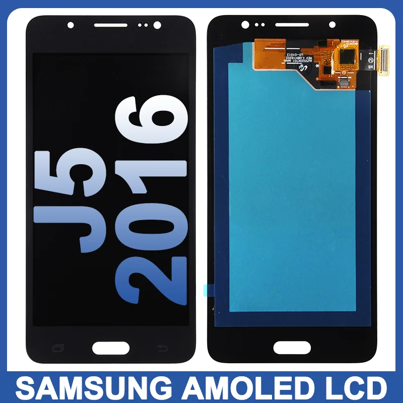 ЖК-дисплей 5,2 дюйма Super AMOLED для Samsung Galaxy J5 2016 J510F J510M J510H, дисплей с сенсорным экраном и дигитайзером в сборе ЖК-дисплей 5,2 дюйма Super AMOLED для Samsung Galaxy J5 2016 J510F J510M J510H, дисплей с сенсорным экраном и дигитайзером в сборе