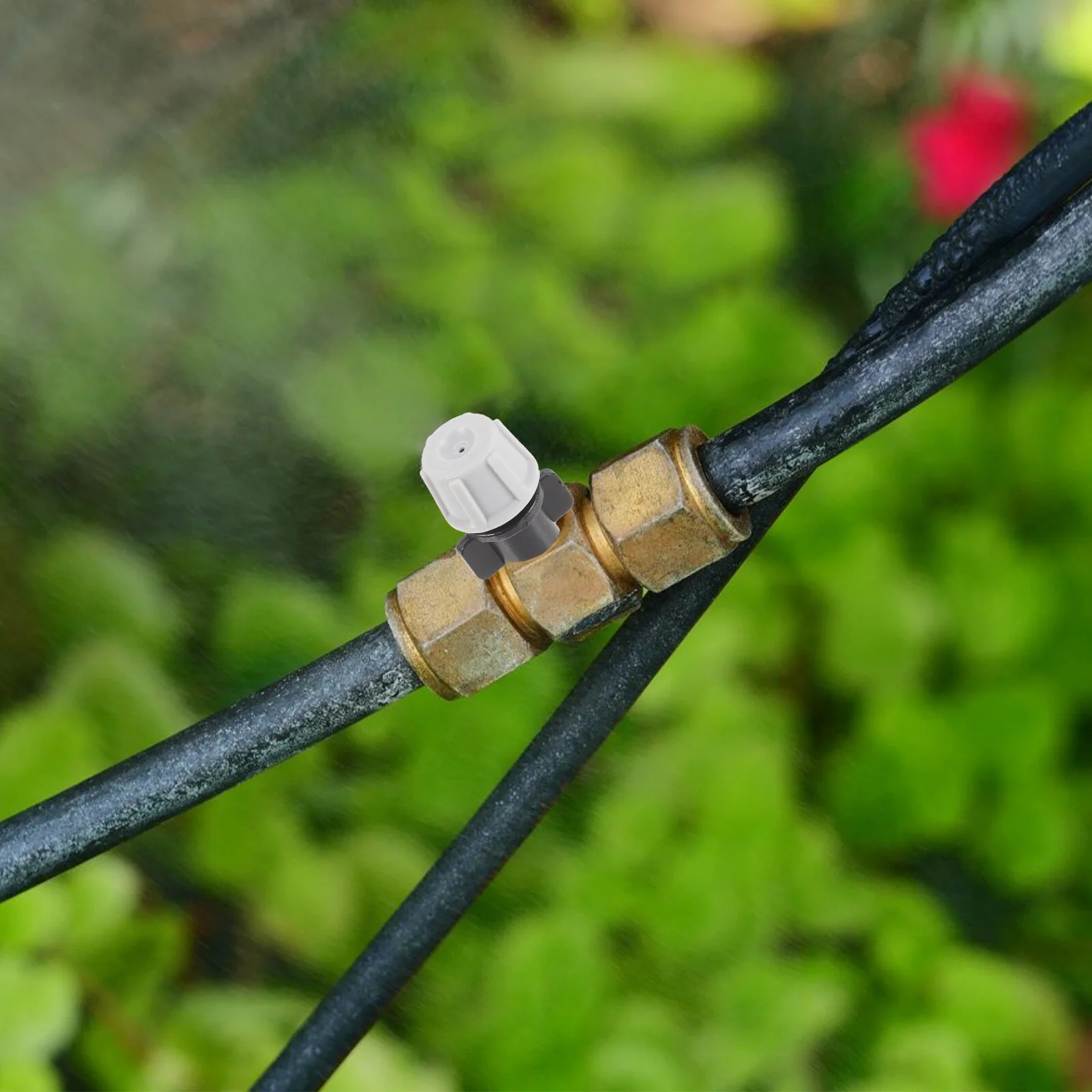 

Sprinklers Mist Nozzle Plastic Mister Atomizing Garden Irrigation Misting Nozzles Connector Watering