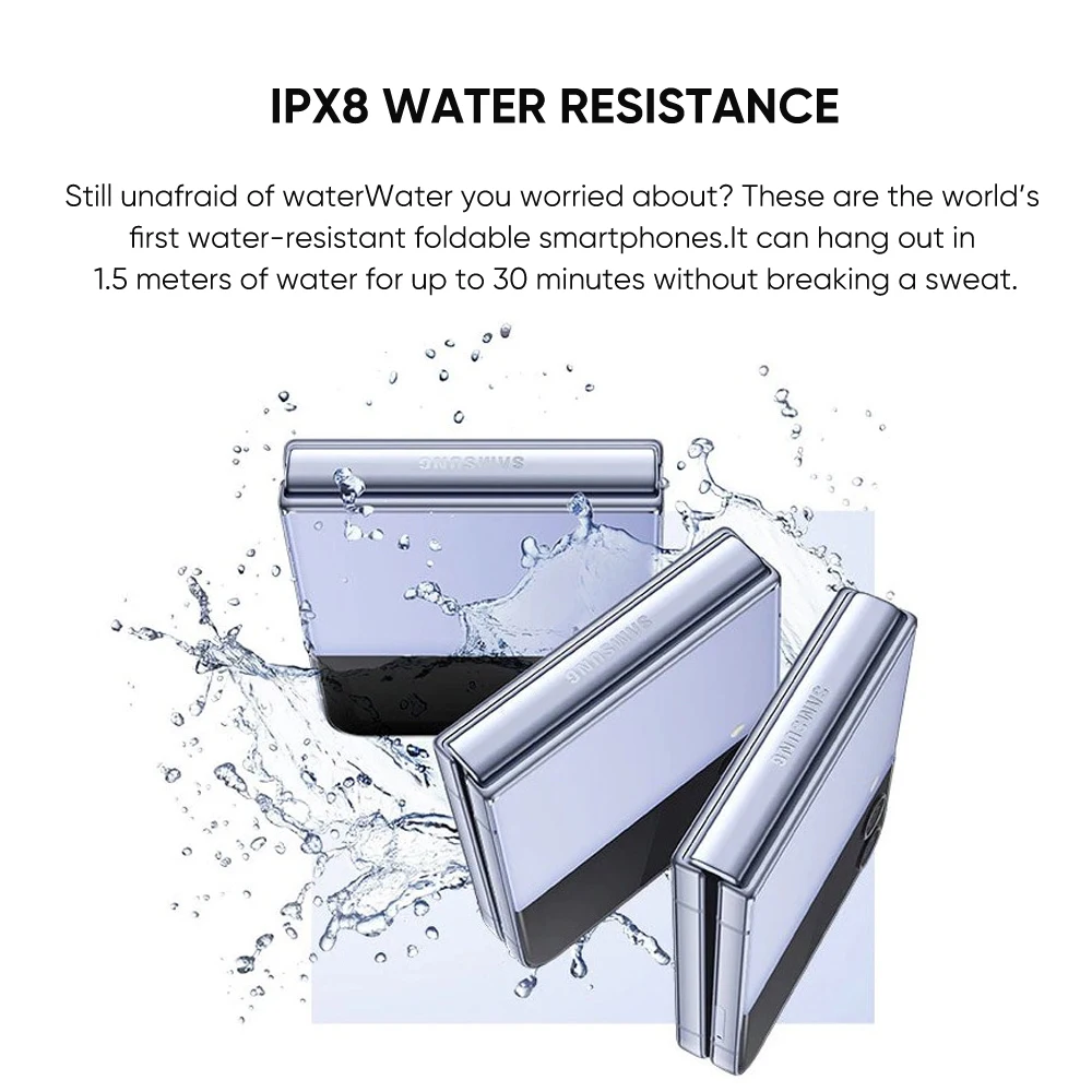 Original Samsung Galaxy Z Flip 4 Smartphone 6.7