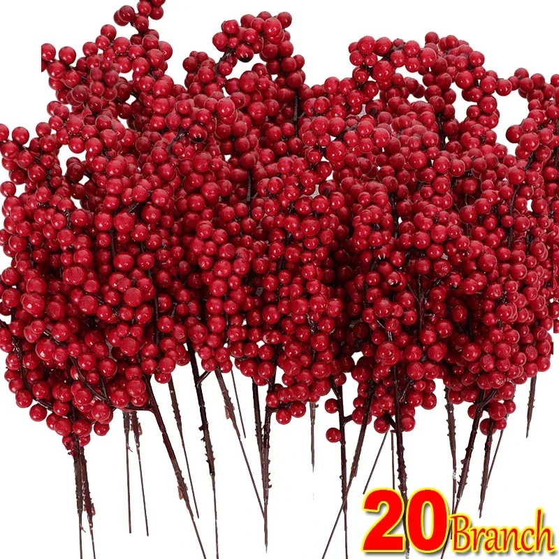 

Искусственные красные ягоды Holly