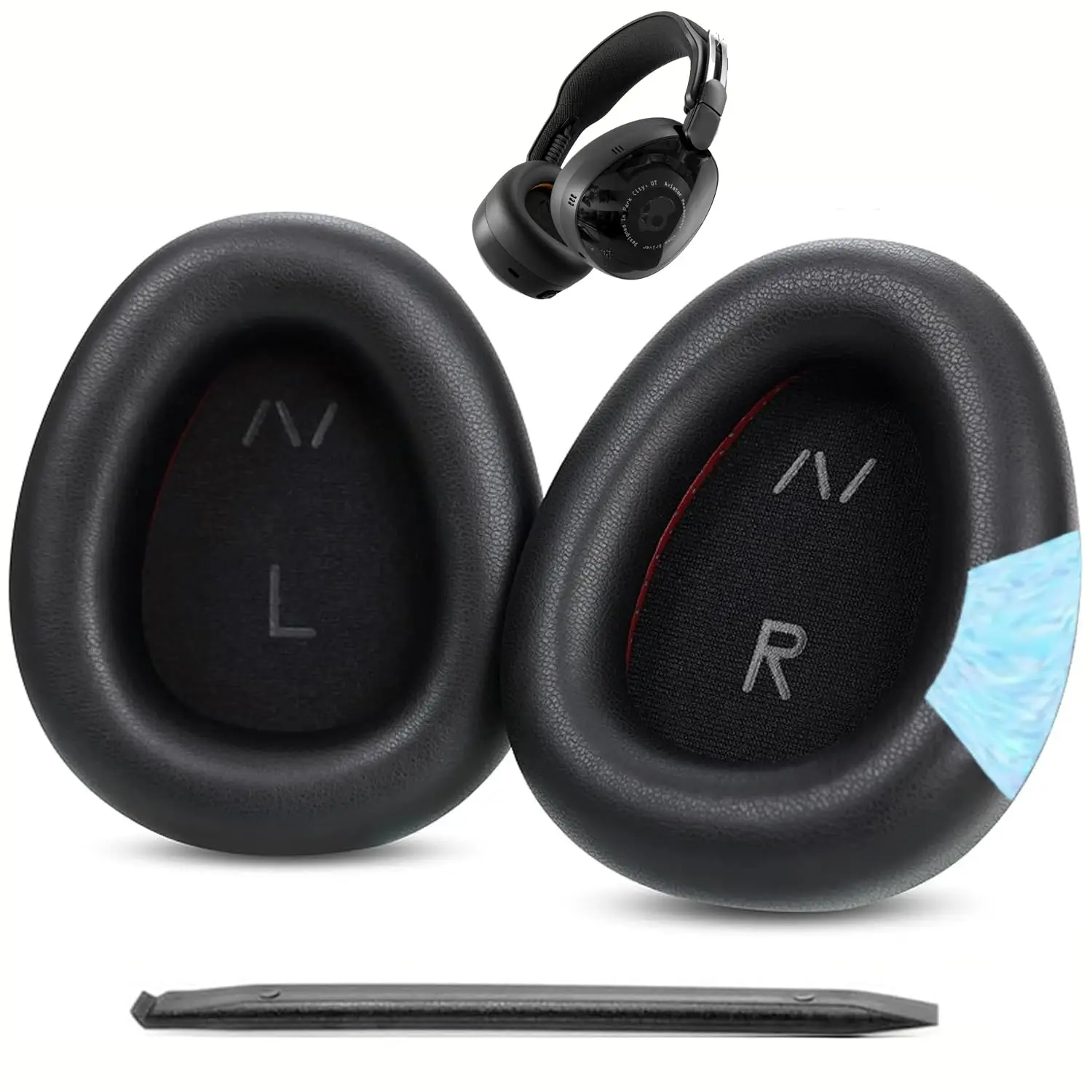 Сменные амбушюры для наушников Skullcandy Aviator 900, из мягкой протеиновой кожи с пеной с эффектом памяти (art.: 3920dbc2d1d99) - 3920dbc2d1d99