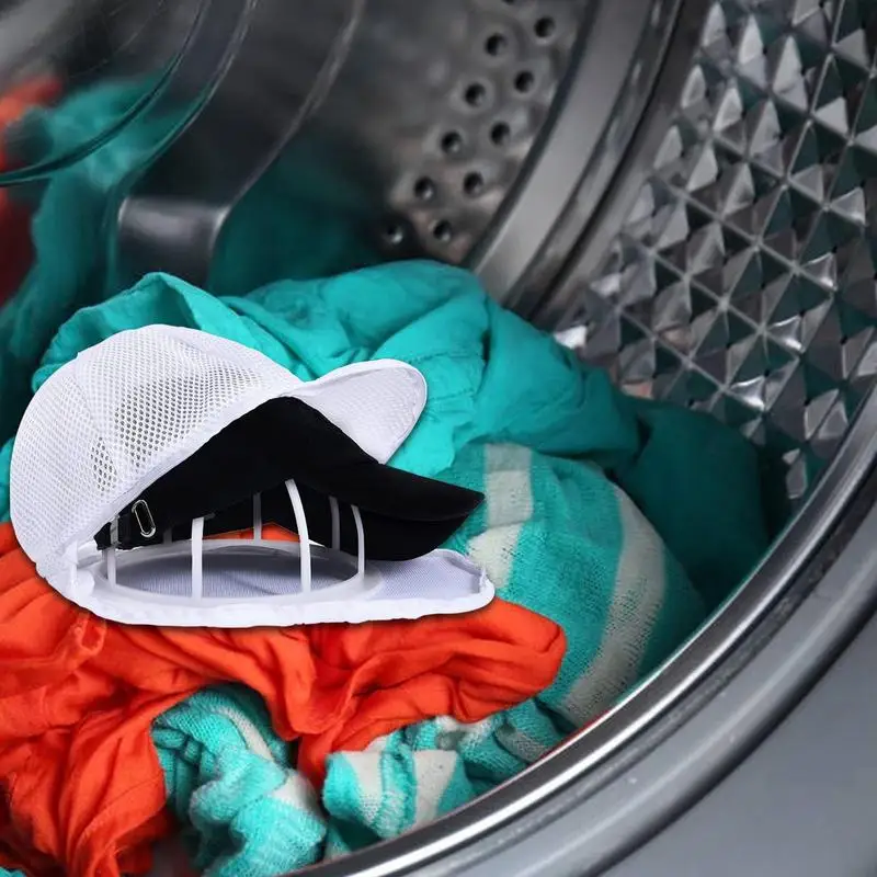 

Hat Washing Cage Support For Caps Anti-deformation Protector Multifunctional Frame Creative Double-deck Washing Machine Rack