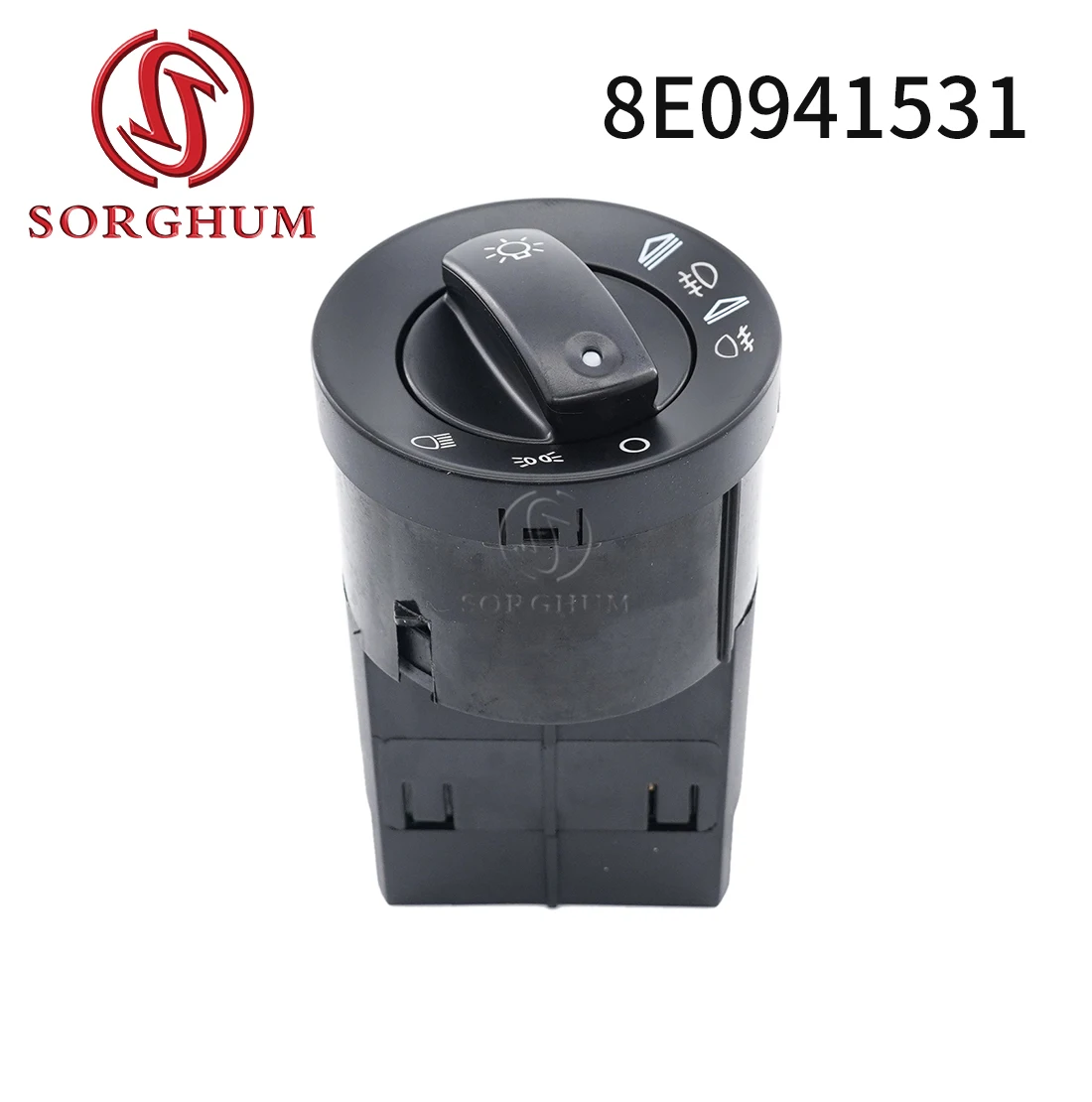 

Sorghum 8E0941531C Car Headlight Control Head Fog Light Lamp Switch Knob For Audi A4 S4 8E B6 B7 2000-2007 8E0941531 8E0941531A