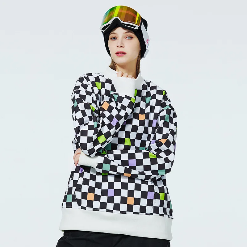 2023 New Winter Tops Ski Jackets Women Warm Hooded Outdoor Sports Snowboard Suit Men Clothing Windproof Waterproof Coat