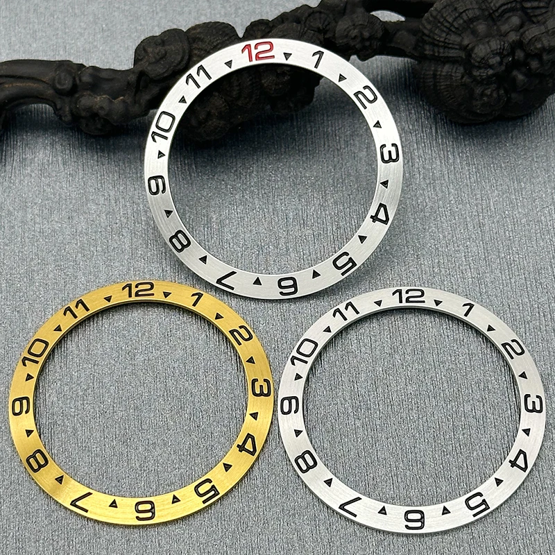 Фото 38 × 30,6 мм изогнутый алюминиевый безель для часов SKX007, внутреннее кольцо корпуса, подходит для часов SKX007, SKX009, SRPD, GMT и SUB, а также для часов серии Seamaster 300. №3