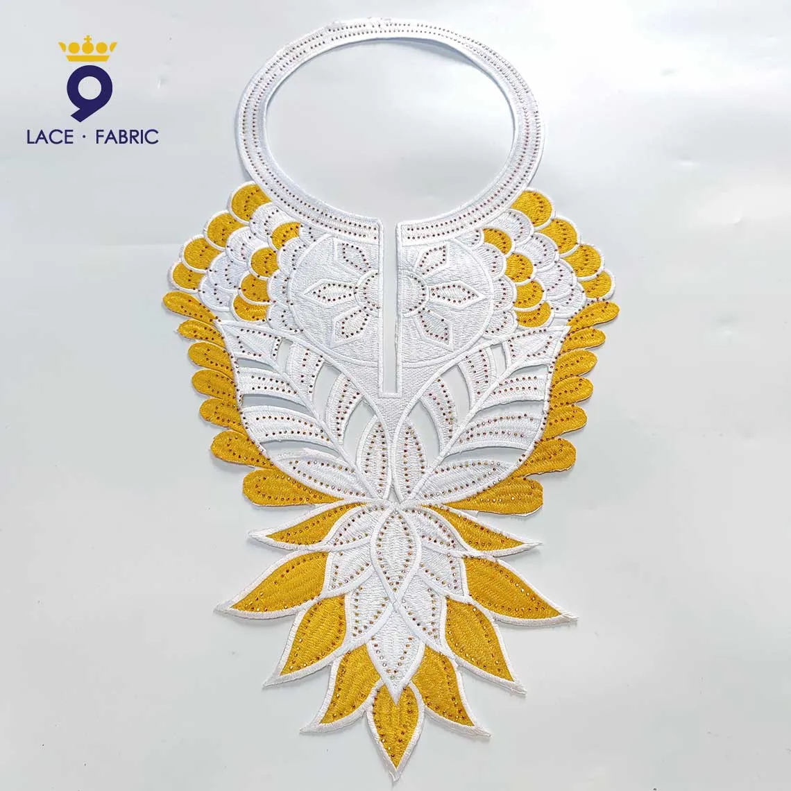 ДOKAKA LACE FABRIC Воротник из хлопка зеленый