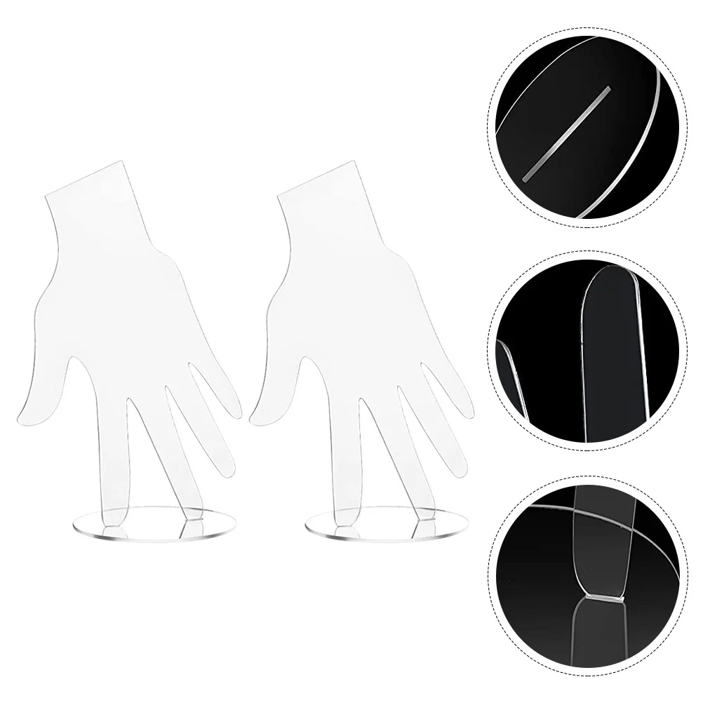 

Holder Ring Display Bracelet Rack Storage Jewelry Acrylic Hand Showing Displaysselling Bangle Stand