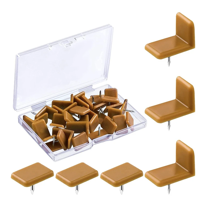 Drawer Stoppers, Tack-in Drawer Tack Glide Plastic For Repairing Dressers, 30 Pcs
