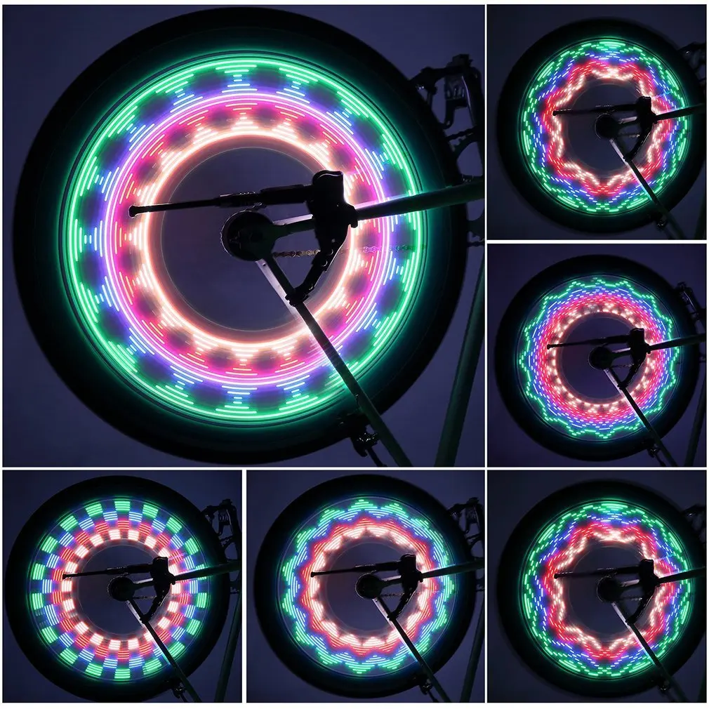 

BIG SALE!Bicycle Motorcycle Bike Tyre Tire Wheel Lights 32 LED Flash Spoke Light Lamp Outdoor Cycling Lights For 24 Inches Wheel
