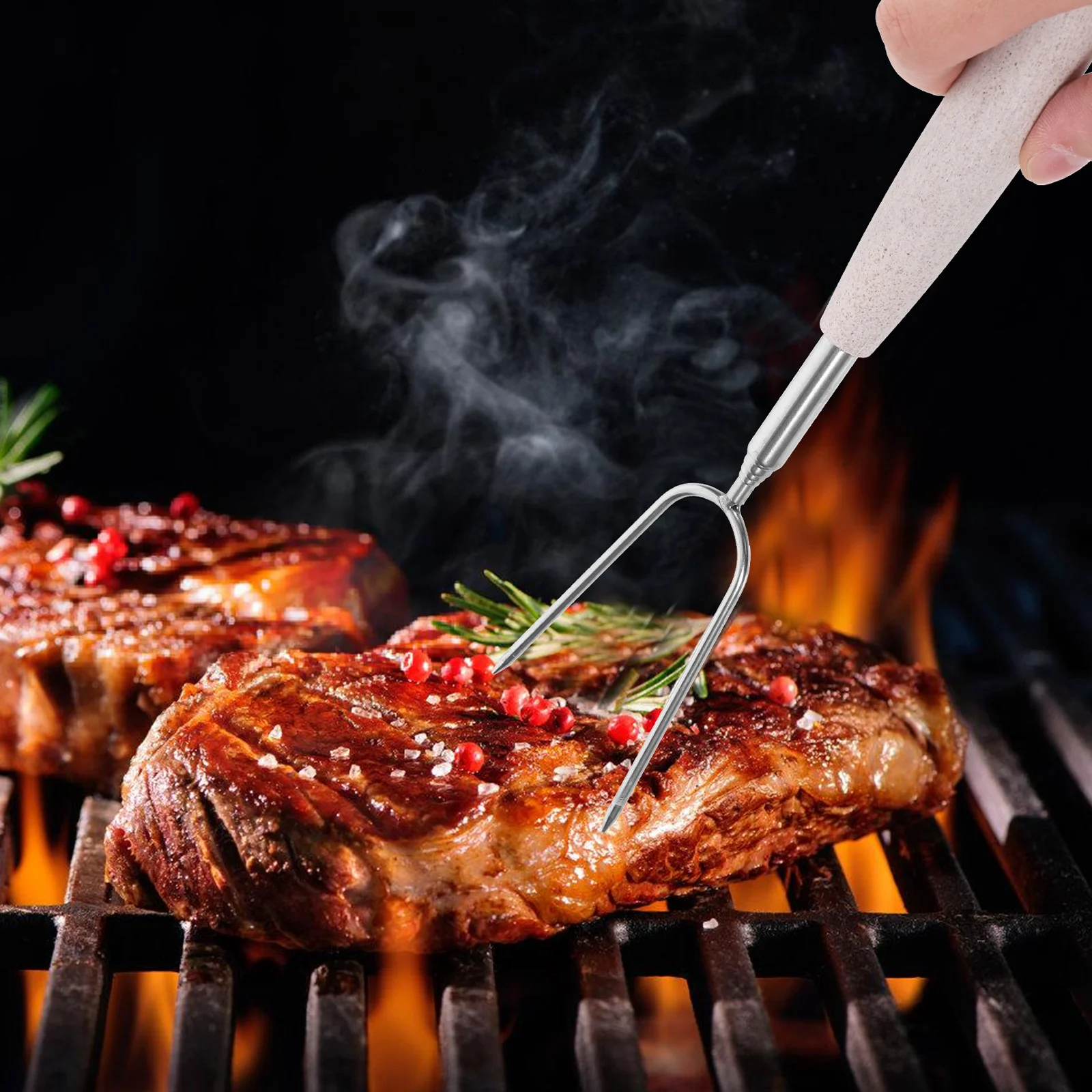 2 шт. вилки для сервировки мяса зефир шампуры из нержавеющей стали палочки кухни