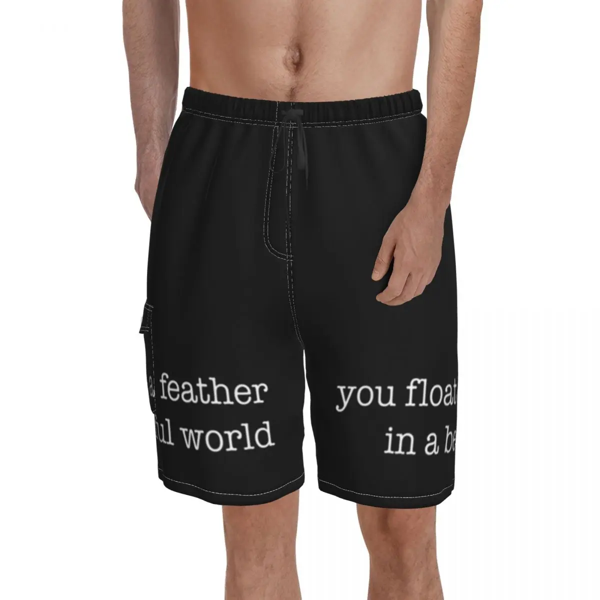 

Paroles De Chanson Creep Radiohead Board Shorts Hot Sale Typewriter White version band music Custom Board Short Pants Men