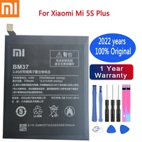 2022 years xiao mi 100 original battery bm37 3800mah for xiaomi mi 5s plus mi5s plus high quality replacment phone battery