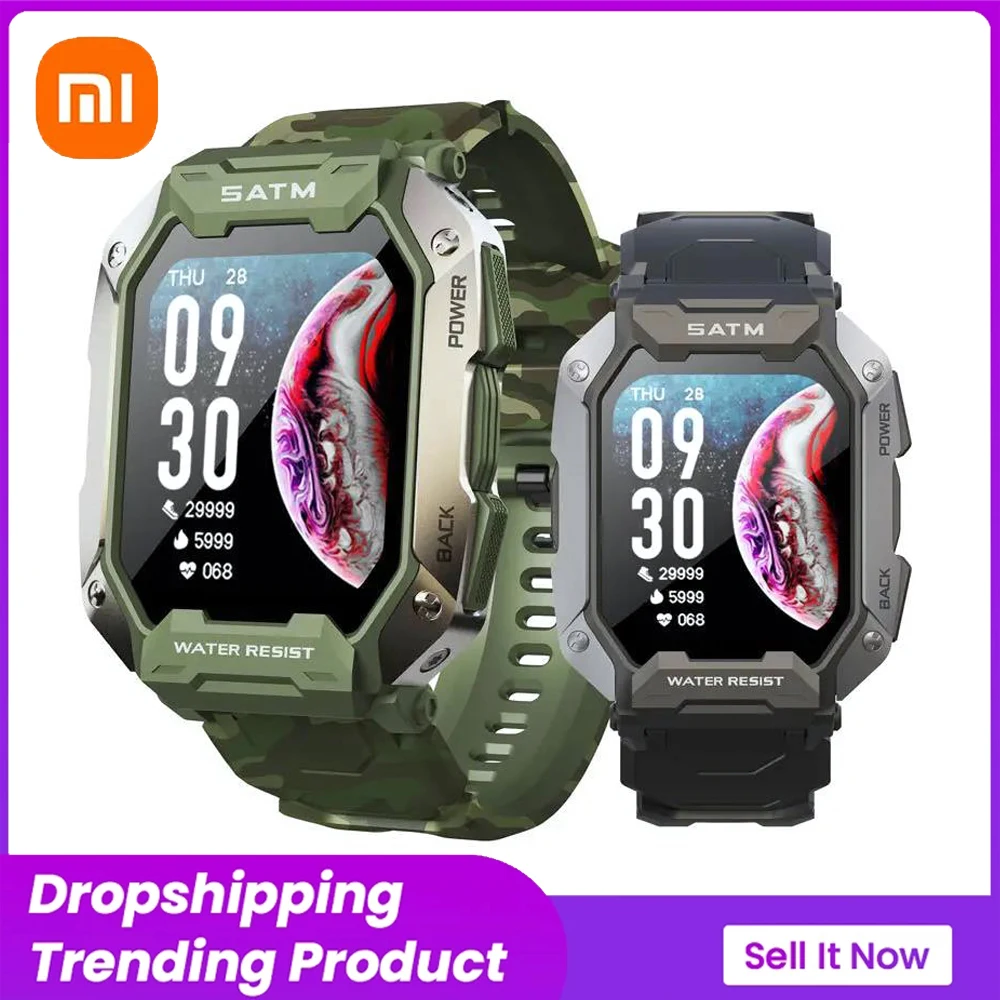

XIAOMI Military Smart Watch Men Carbon Black Ultra Army Outdoor Sports IP68 5ATM Waterproof Heart Rate Blood Oxygen Smartwatch