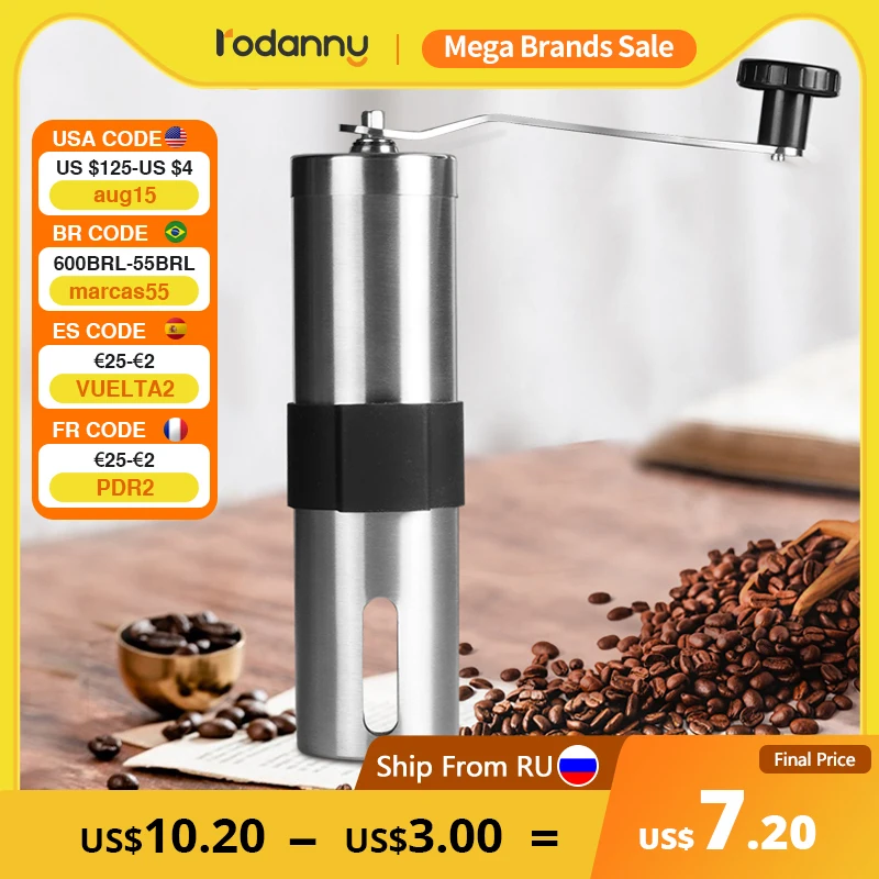 Rodanny Upgrade Chestnut C2 Manual Coffee Grinder Portable Handheld High Quality Mini  Grinder