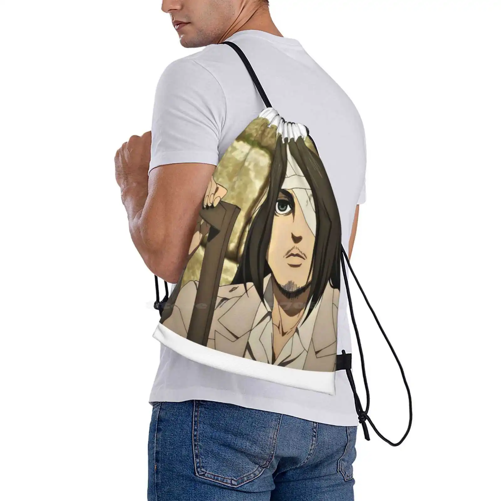 Горячая Распродажа школьный рюкзак Эрена титана модные сумки Аниме Манга Япония