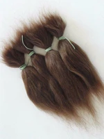 15g brown blonde 100 real pure natural mohair doll hair 6 for reborn baby doll accessories