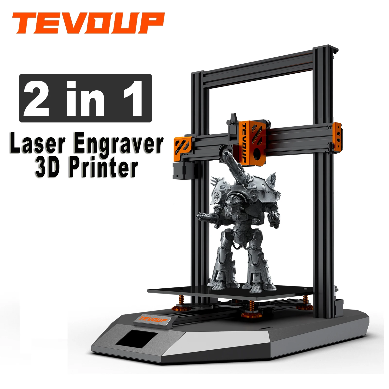 

Лазерный гравер TEVOUP HYDRA 2 в 1, 305x305x400 мм, устройство для резьбы «сделай сам» с быстрым нагревом, сверхтихий драйвер