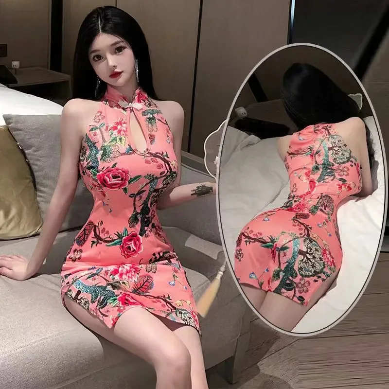 Китайское нижнее белье Qipao ночное ролевые игры платье-Ципао экзотическое