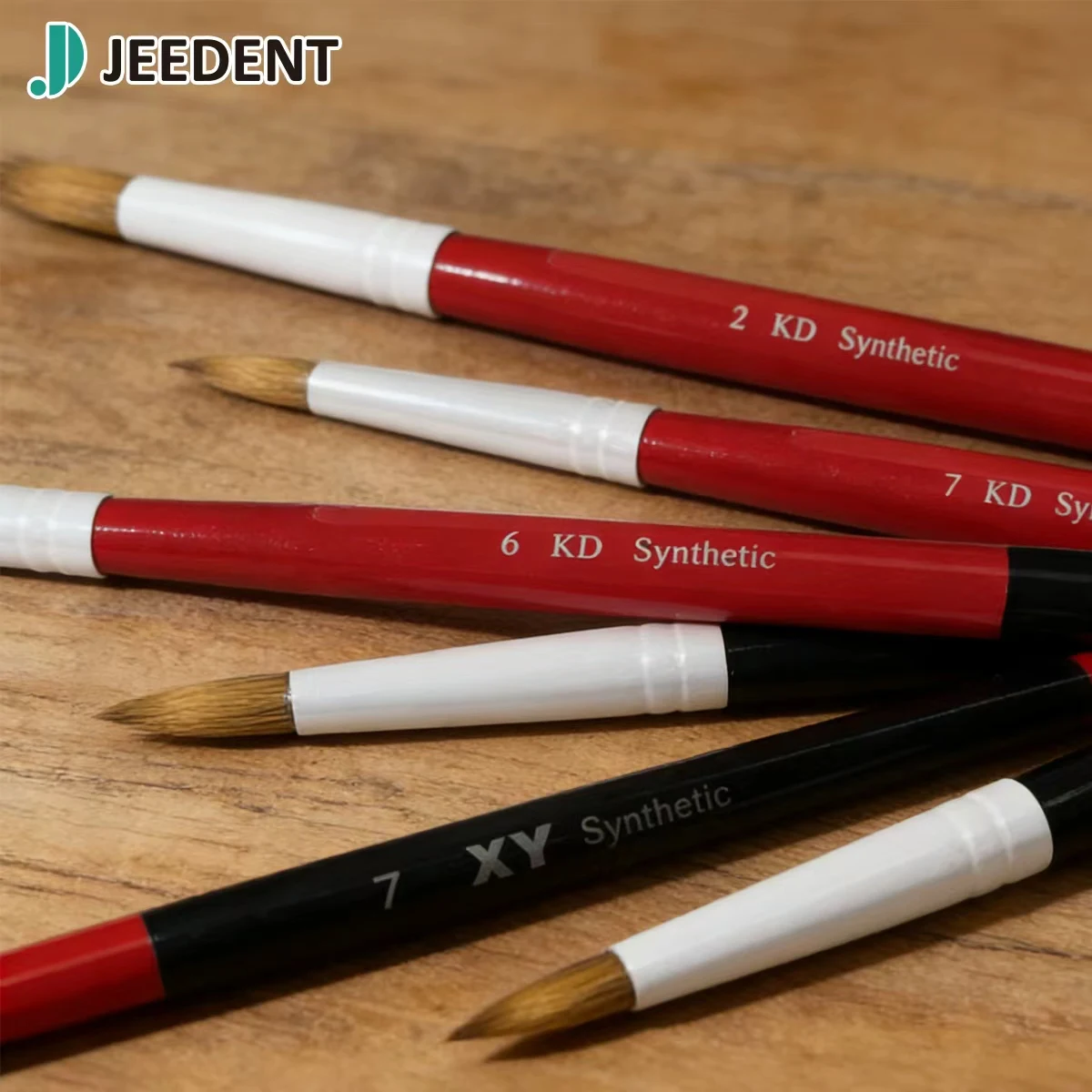 Фото JEEDENT 1 шт. Зуботехническая кисть-ручка для работы с фарфором - Профессиональный инструмент для моделирования глазури при реставрации зубов в зуботехнической лаборатории №2