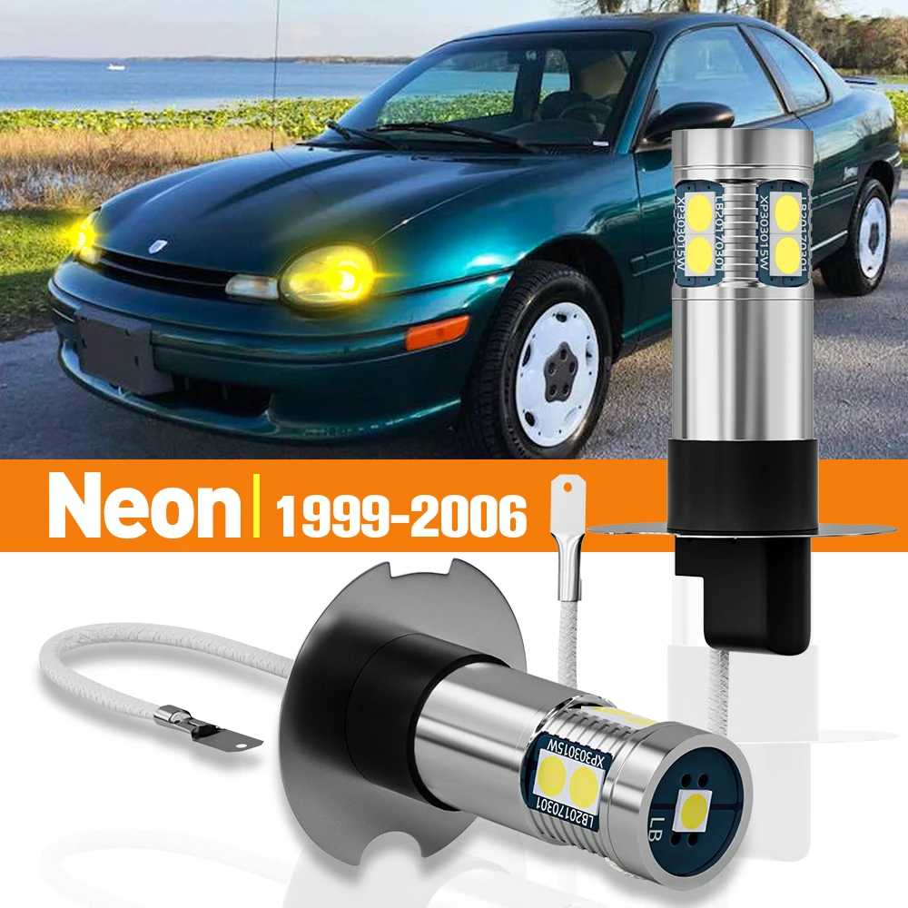 

2pcs LED Fog Light For Chrysler Neon 1999-2006 2000 2001 2002 2003 2004 2005 Accessories Canbus Lamp
