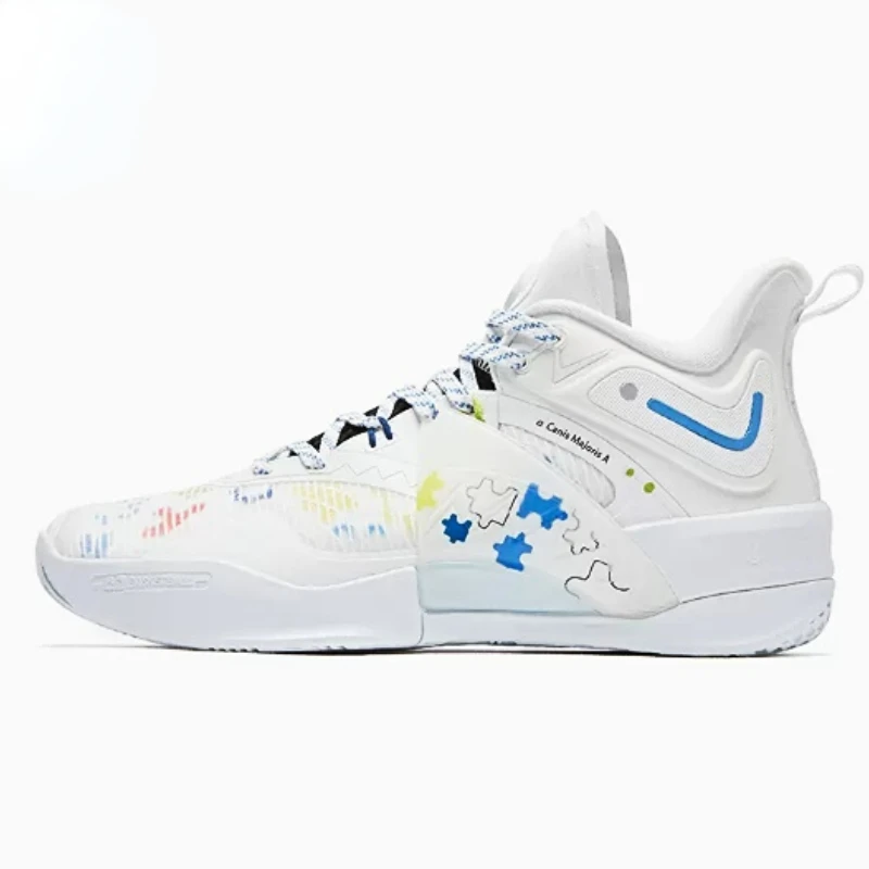 QIAODAN Basketball Shoes for Men 2023 Anti-Friction High Top Breathable Lace-up Cushioning Training Athletic Sneakers XM45220130
