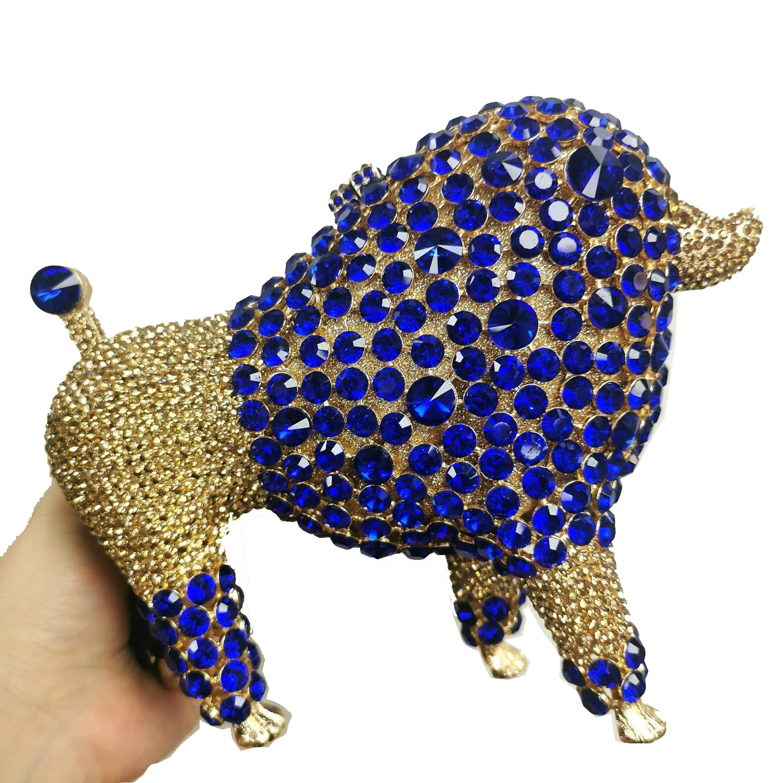 

Bag for Women New Design Luxury Crystal Bag Dog Rhinestone Evening Bags Women Wedding Party Evening Bags Cocktail Bag