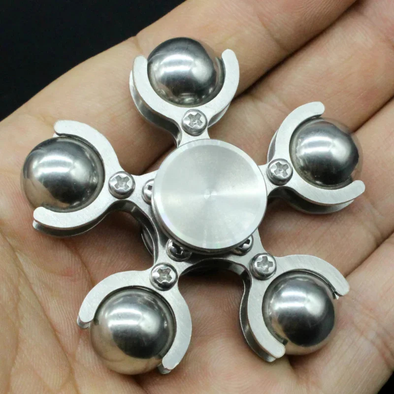 Ручной спиннер стальной шарик колесо обозрения 2 кончика пальца EDC игрушки для