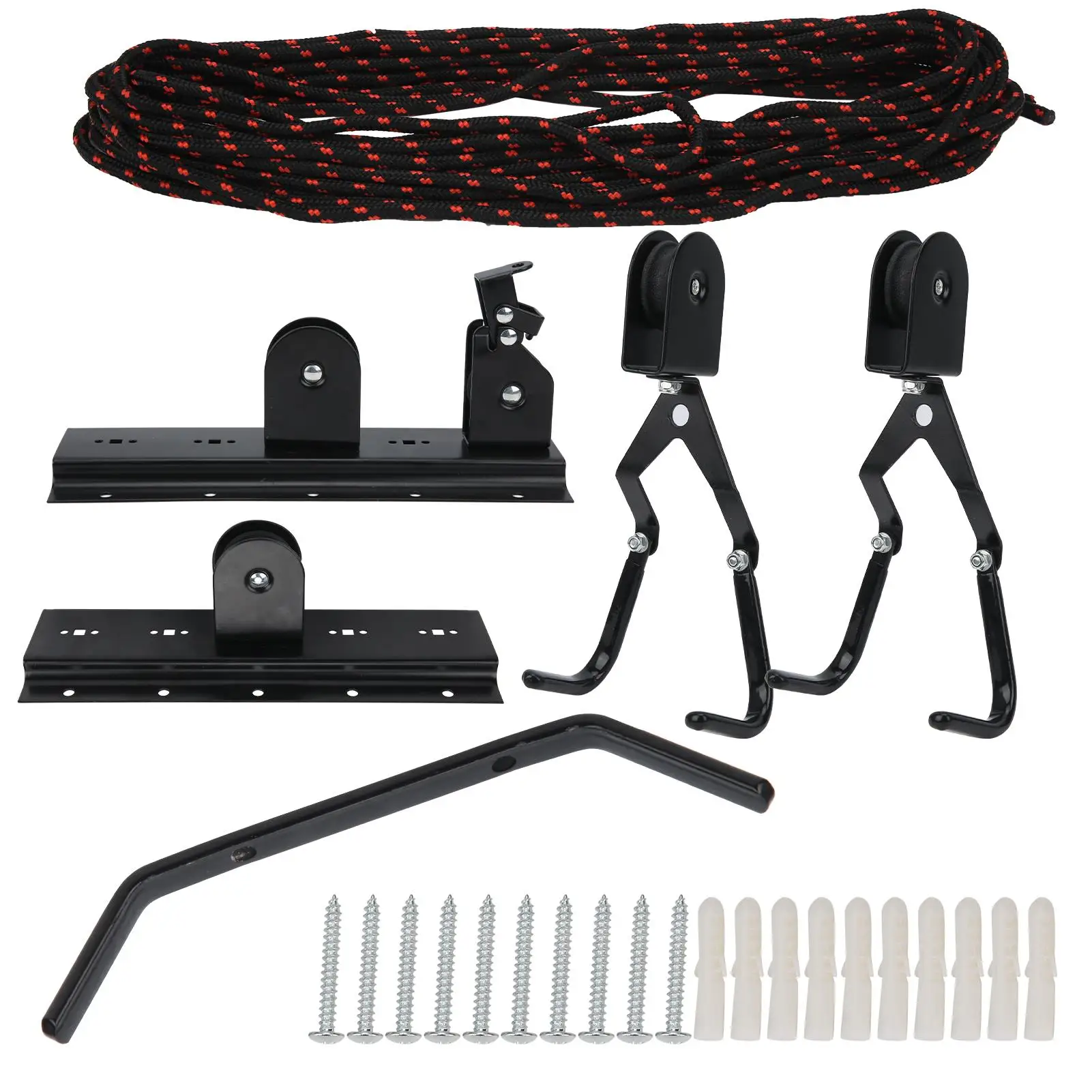 Система шкивов подъема велосипеда на потолке для гаража — идеально подходит