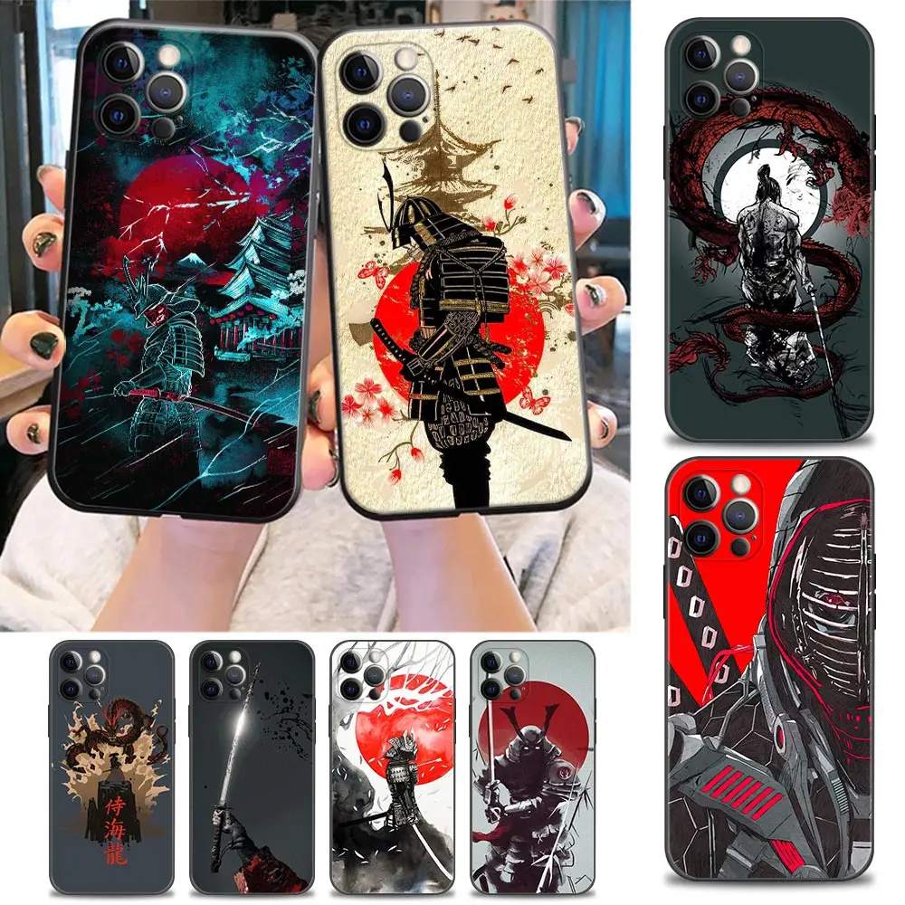 

Samurai Japan Art Sac Phone Case for iPhone 11 12 13 Pro Max 7 8 SE XR XS Max 5 5s 6 6s Plus case Cover
