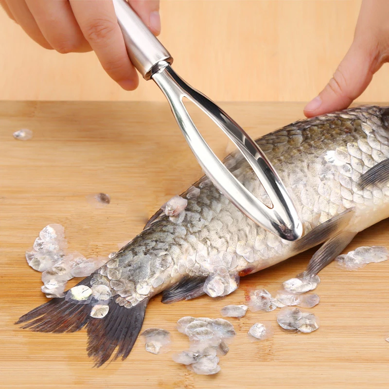 

Fish Scales Scraping Stainless Fish Skin Brush Fish Peeler Fish Tongs Tweezers Kitchen Accessorie Fish Cleaning Tools Gadgets