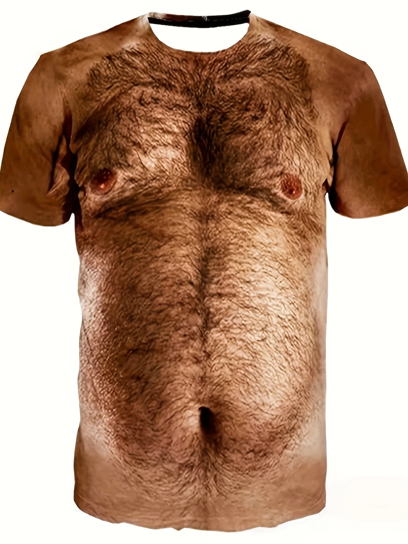 Мужская летняя футболка из полиэстера с 3D принтом