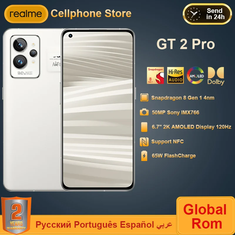 

Смартфон realme GT 2 GT2 Pro, 120 Гц, 5000 мАч, 65 Вт, 50 МП
