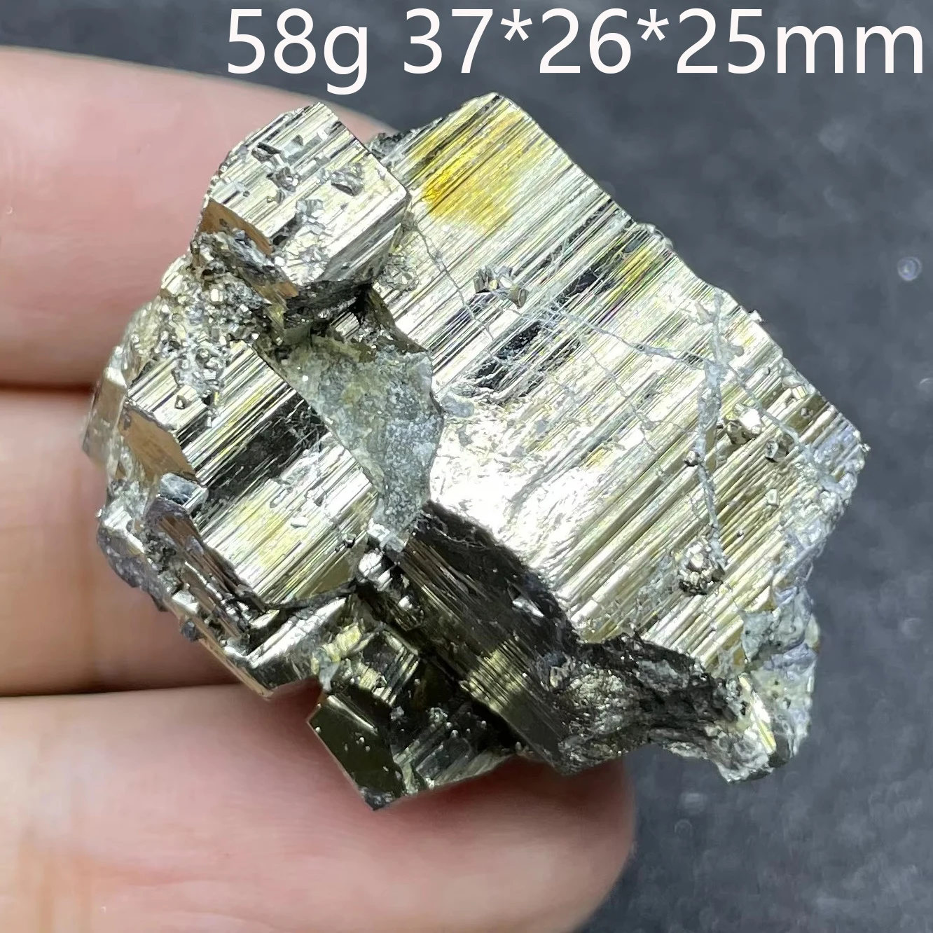 

Пирит/Халкопирит Кристалл Кварц Минеральный Образец