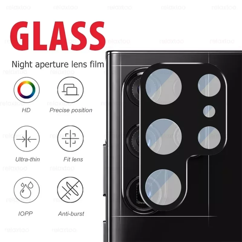 

Factory Direct Selling Lens Protective Case 2PCS 3D Curved Tempered Glass Camera Protector Cover For Samsung Galaxy S22 S 22 Ult