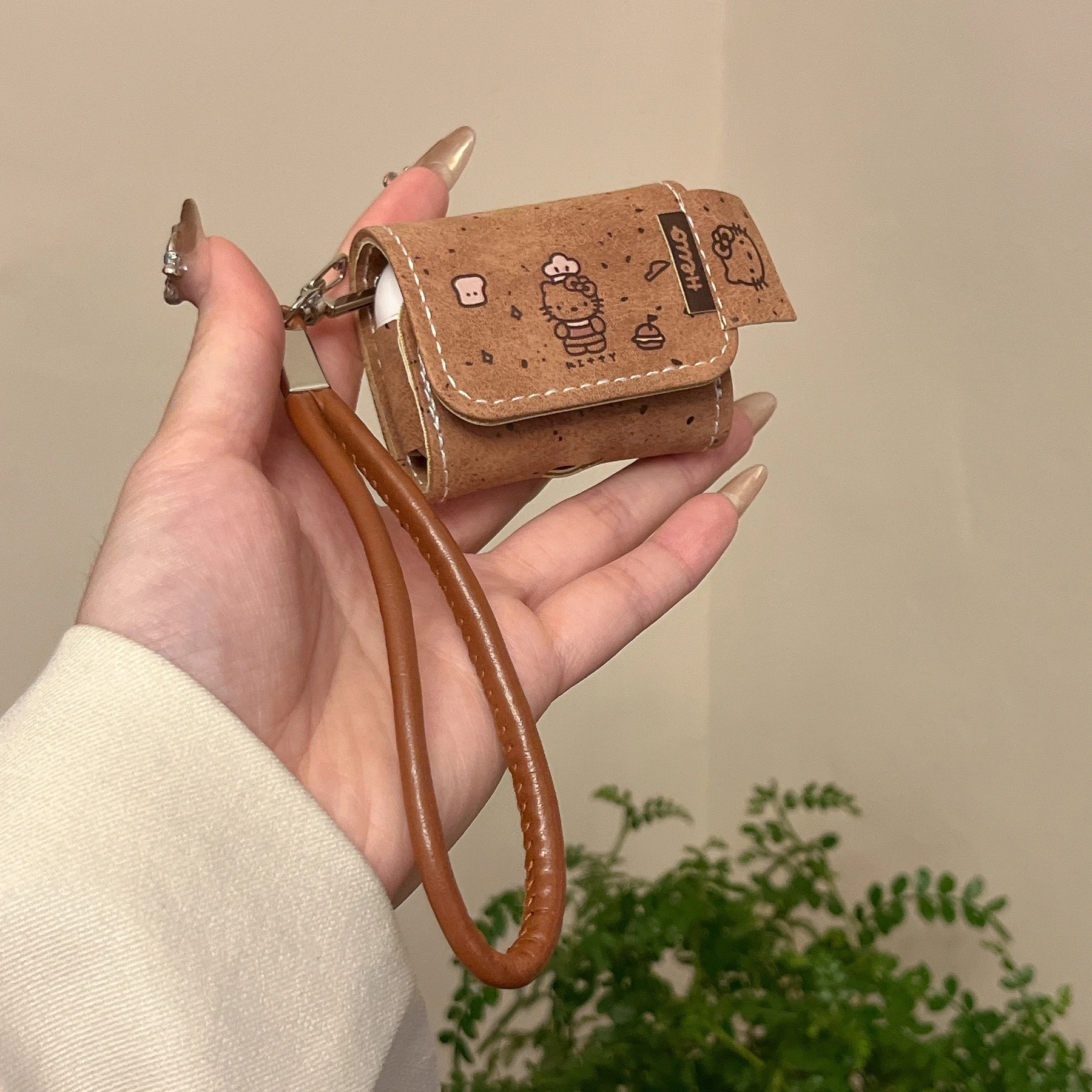 Защитный чехол для беспроводной гарнитуры Hello Kitty с милым рисунком