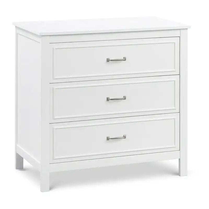 

3-Drawer Dresser, White