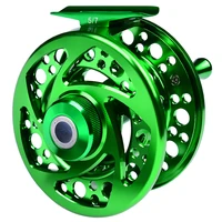 21bb fly fishing reel 57 79 910 wt aluminum fly reel cnc machine cut large arbor die casting for freshwater fishing sports