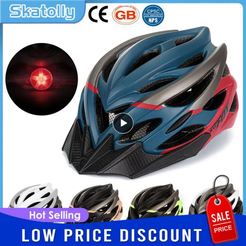 

Road Bike Cycle Helmet Integrally-mold Cycling Helmet Cycling Safety Cap Ultralight EPS+PC Cover Ultra-light Safety Sports Bike