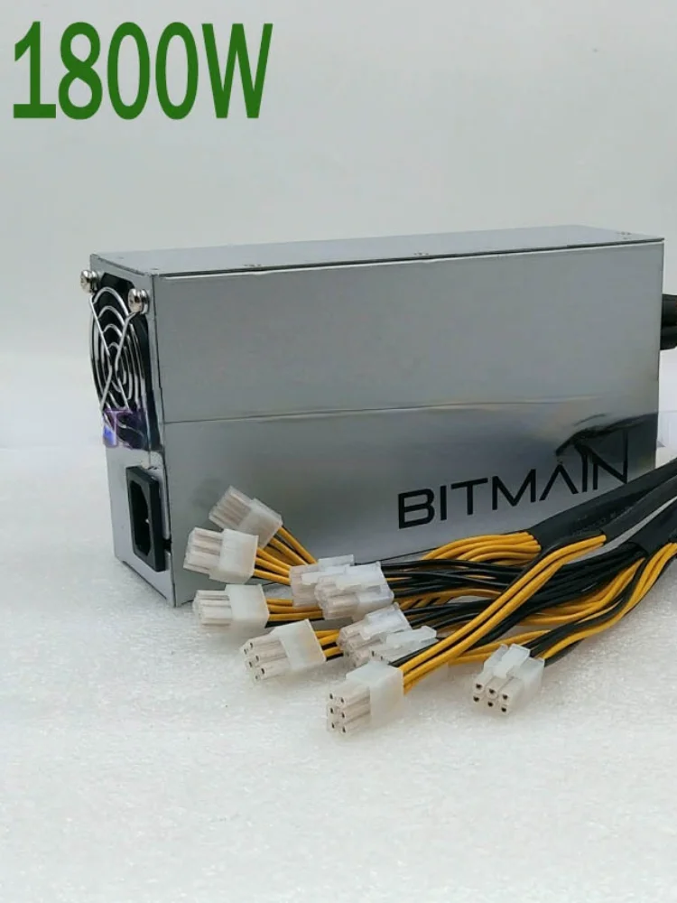 

Used BITMAIN APW7 1800W Power Supply For Antminer S9 S9i Z9 L3+ A3 D3 DR3 T9+ E3 Innosilicon A9 D9 A8 baikal G28 BTC LTC ETH PSU