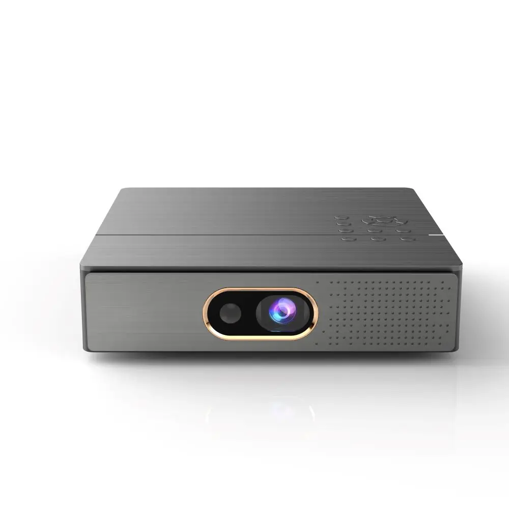 

DLP Projector 4K 2000 Ansi DLP Mini Portable Projector Android 9 2GB RAM 32GB ROM Mini DLP Projector HD 1080p