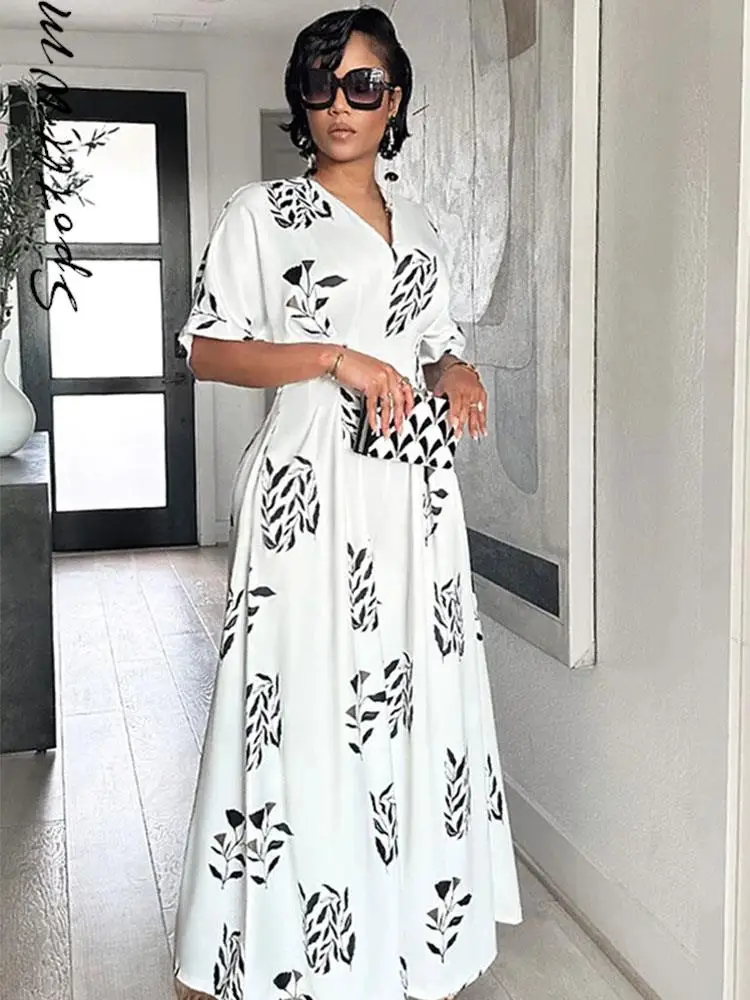 

Женский комбинезон с широкими штанинами, винтажный Свободный комбинезон с принтом, V-образным вырезом и короткими рукавами, лето