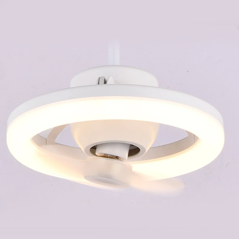 

E27 LED Light 48W Ceiling Fan 2-in-1 Fan Lamp Light Dimmable Timer Fan 2400LM