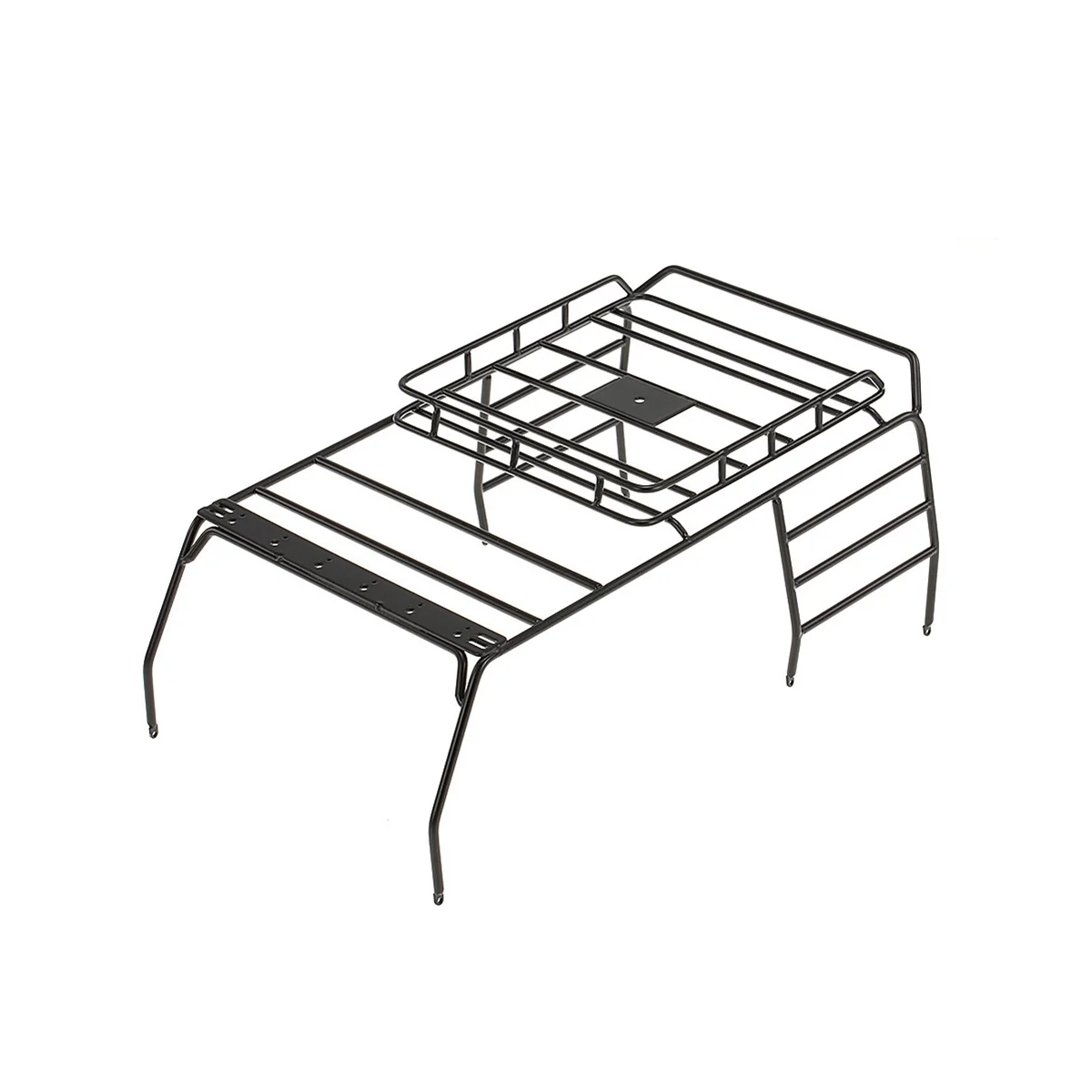 

Для 1/10 SCX10 313 мм Колесная база имитация скалолазания автомобиль Wrangler оболочка рулон клетка крыша стеллажи металлический багажный стеллаж