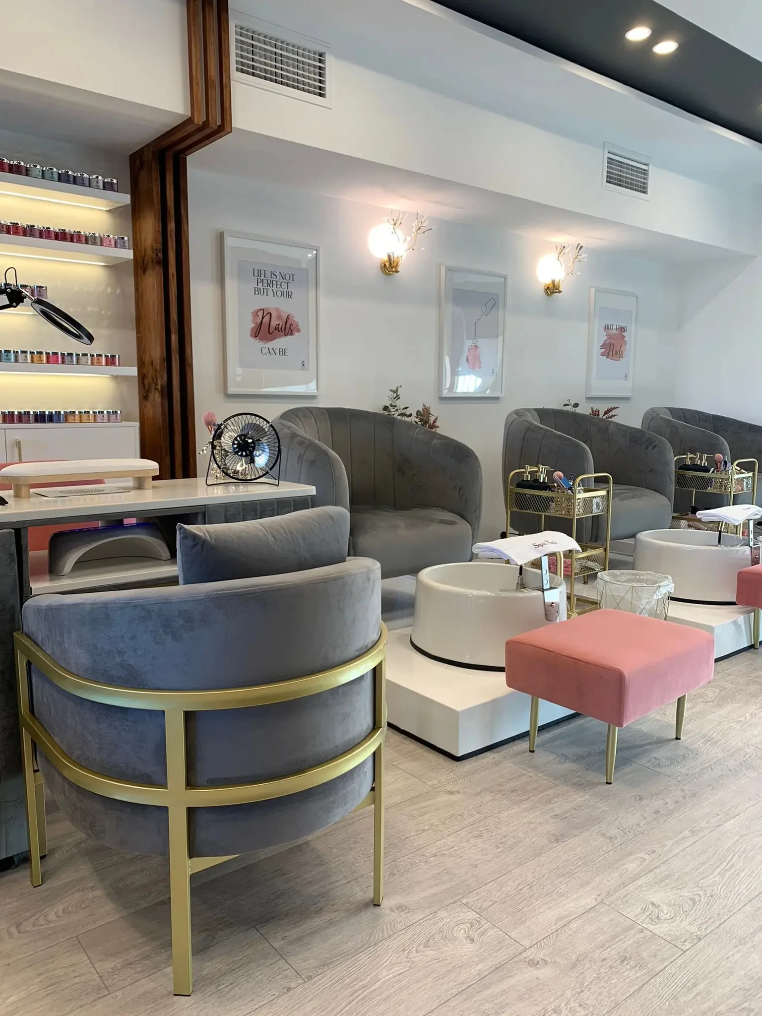 Коммерческая мебель для салона красоты стул педикюра стол маникюра набор