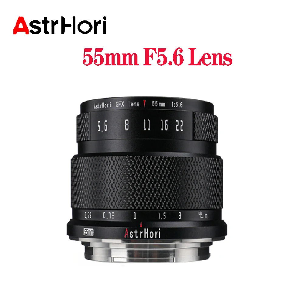 

AstrHori 55mm F5.6 Cameras lens Manual focus Medium Format lens for Fujifilm GFX100 GFX100S GFX100IR GFX50R GFX50S GFX50SII